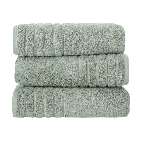 Charlton Home® Shantae Turkish Cotton Ribbed Bath Towels & Reviews